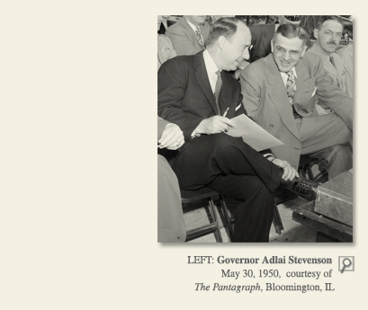 Governor Adlai E. Stevenson II, Memorial Day May 30, 1950 image