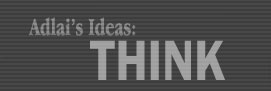 Adlai's Ideas: THINK banner